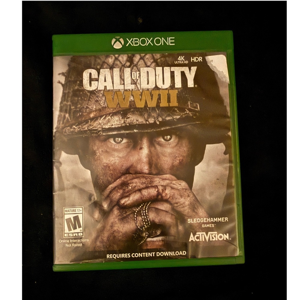 Activision Call of Duty WWII Xbox One Standard Edition Green Case FPS